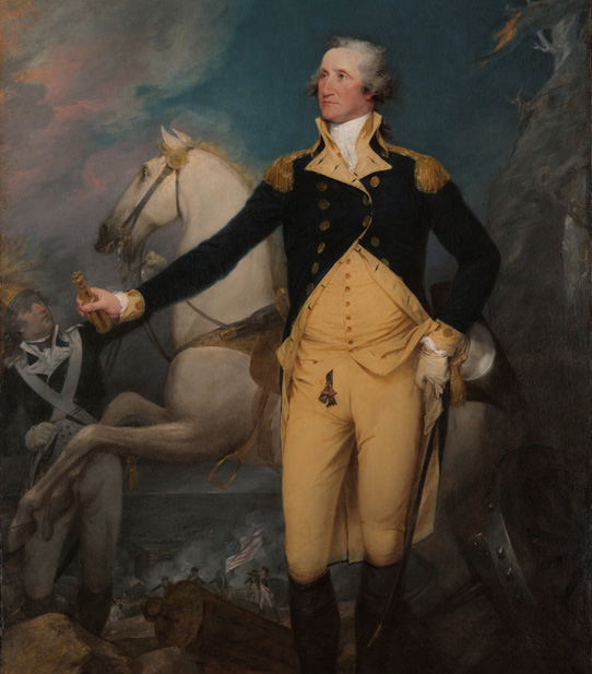 General George Washington at the Battle of Trenton by John Trumbull Yale University Art Gallery